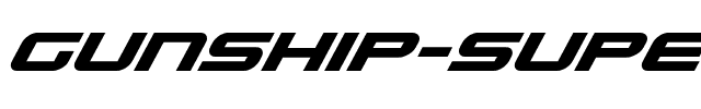 Gunship Super-Italic Italic.ttf