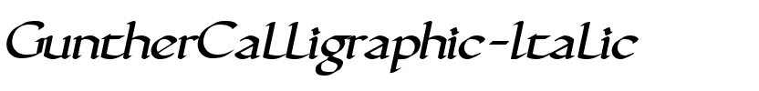 GuntherCalligraphic Italique.ttf