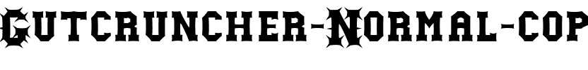 Gutcruncher  Normal.ttf