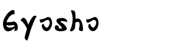 Gyosho Bold.ttf