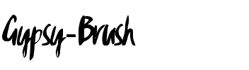 Gypsy Brush Regular.otf
