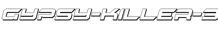 Gypsy Killer 3D Italic Italic.ttf