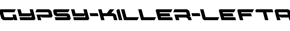 Gypsy Killer Leftalic Italic.ttf