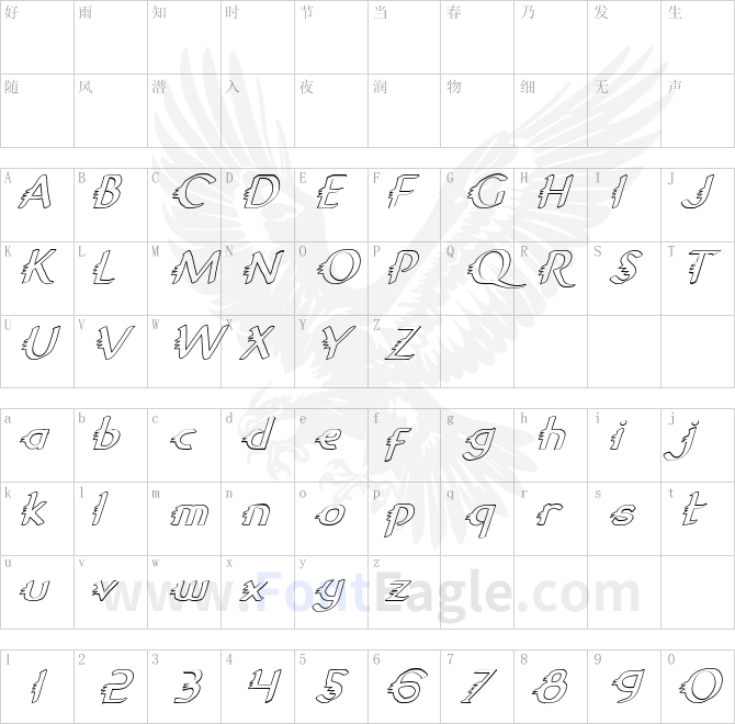 Gypsy-Road-Outline-Italic