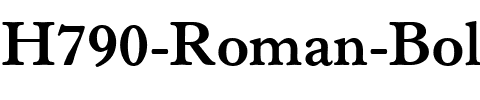 H790-Roman Bold.ttf