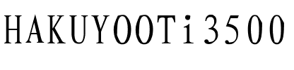 HAKUYOOTi3500 Regular.ttf