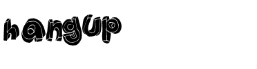 HANGUP Regular.otf