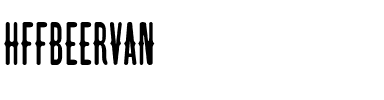 HFF Beer Van Regular.otf