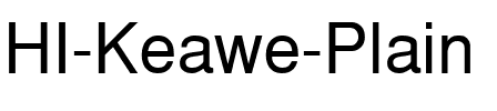 HI Keawe  Plain.ttf