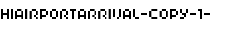 HIAIRPORTARRIVAL Regular.ttf