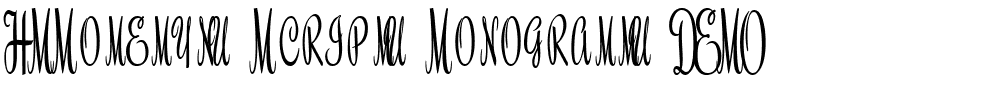 HMRoselyn Script Monograms DEMO Regular.ttf