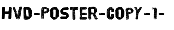 HVD Poster Regular.ttf