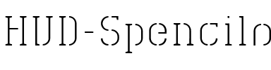 HVD Spencils Regular.ttf