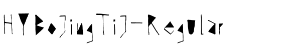 汉仪柏京体简 Regular.ttf