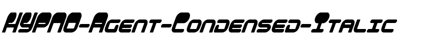 HYPNO Agent Condensed Italic Condensed Italic.ttf