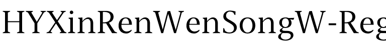 汉仪新人文宋W Regular.ttf