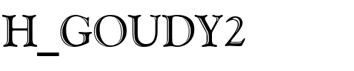 H_GOUDY2 Regular.ttf