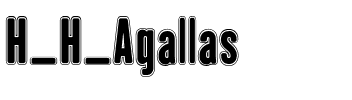 H.H. Agallas Regular.otf