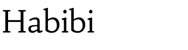 Habibi Regular.ttf