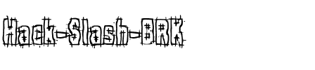 Hack & Slash BRK Regular.ttf
