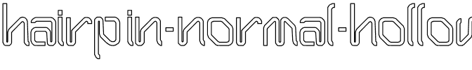 Hairpin-Normal Hollow Regular.ttf