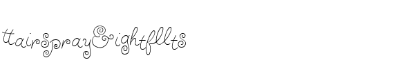 HairsprayLightAlts Regular.ttf