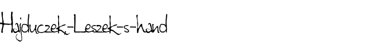 Hajduczek Regular.ttf