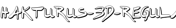 Hakturus 3D Regular.ttf