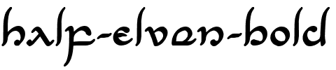 Half-Elven Bold Bold.ttf
