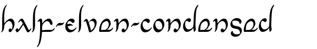 Half-Elven Condensed Condensed.ttf