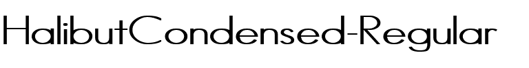HalibutCondensed Regular.ttf