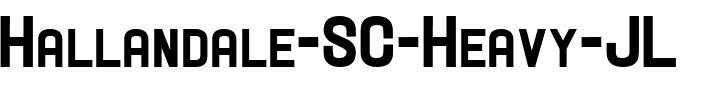 Hallandale SC Heavy JL Regular.ttf