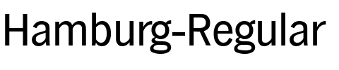 Hamburg-Regular Regular.ttf