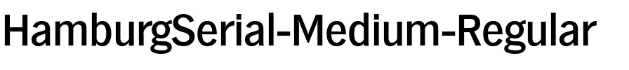 HamburgSerial-Medium Regular.ttf