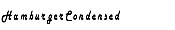 HamburgerCondensed Regular.ttf