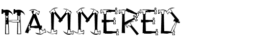 Hammered Regular.ttf