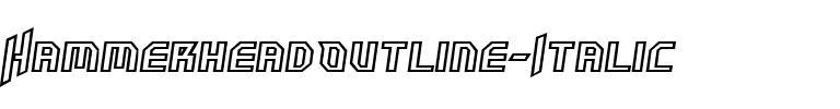 HammerheadOutline Italic.ttf
