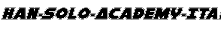 Han Solo Academy Italic Italic.ttf