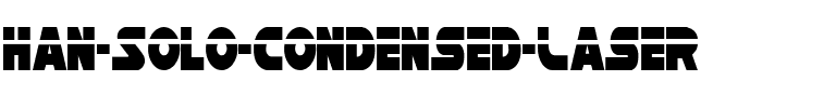 Han Solo Condensed Laser Condensed Laser.ttf