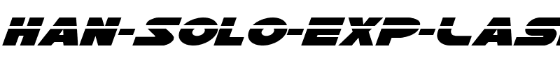 Han Solo Exp Laser Italic Exp Laser Italic.ttf