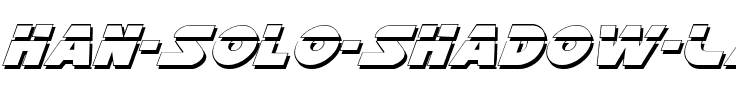Han Solo Shadow LasItal Shadow LasItal.ttf