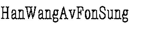 HanWangAvFonSung Regular.ttf