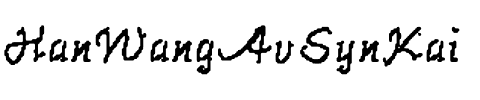 HanWangAvSynKai Regular.ttf
