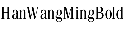 HanWangMingBold Regular.ttf