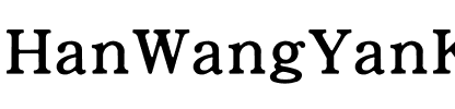 HanWangYanKai Regular.ttf