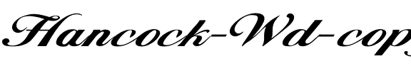 Hancock Wd Regular.ttf