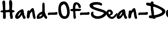 Hand Of Sean (Demo) Regular.ttf