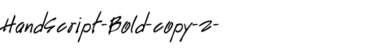 HandScript Gras.ttf