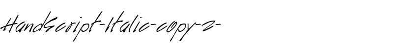 HandScript Italique.ttf
