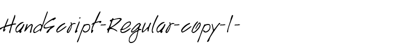 HandScript Normal.ttf